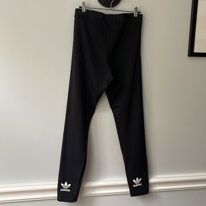 Adidas black stretchy pants Size L